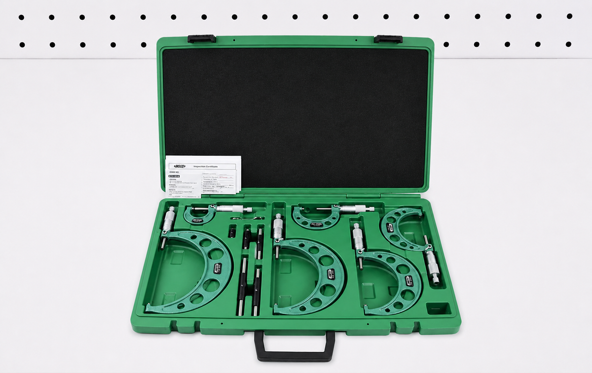 Juego de Micrometros Análogos para Exteriores 0-6" INSIZE